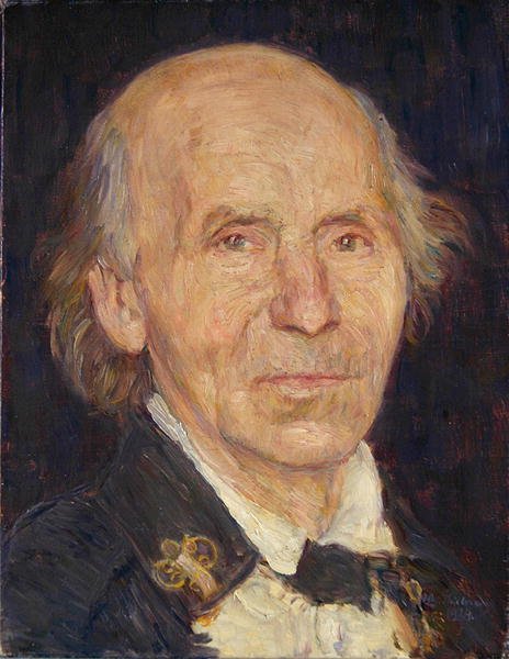 Retrato de um Agricultor de Schwalm (óleo sobre tela) de Wilhelm Thielmann