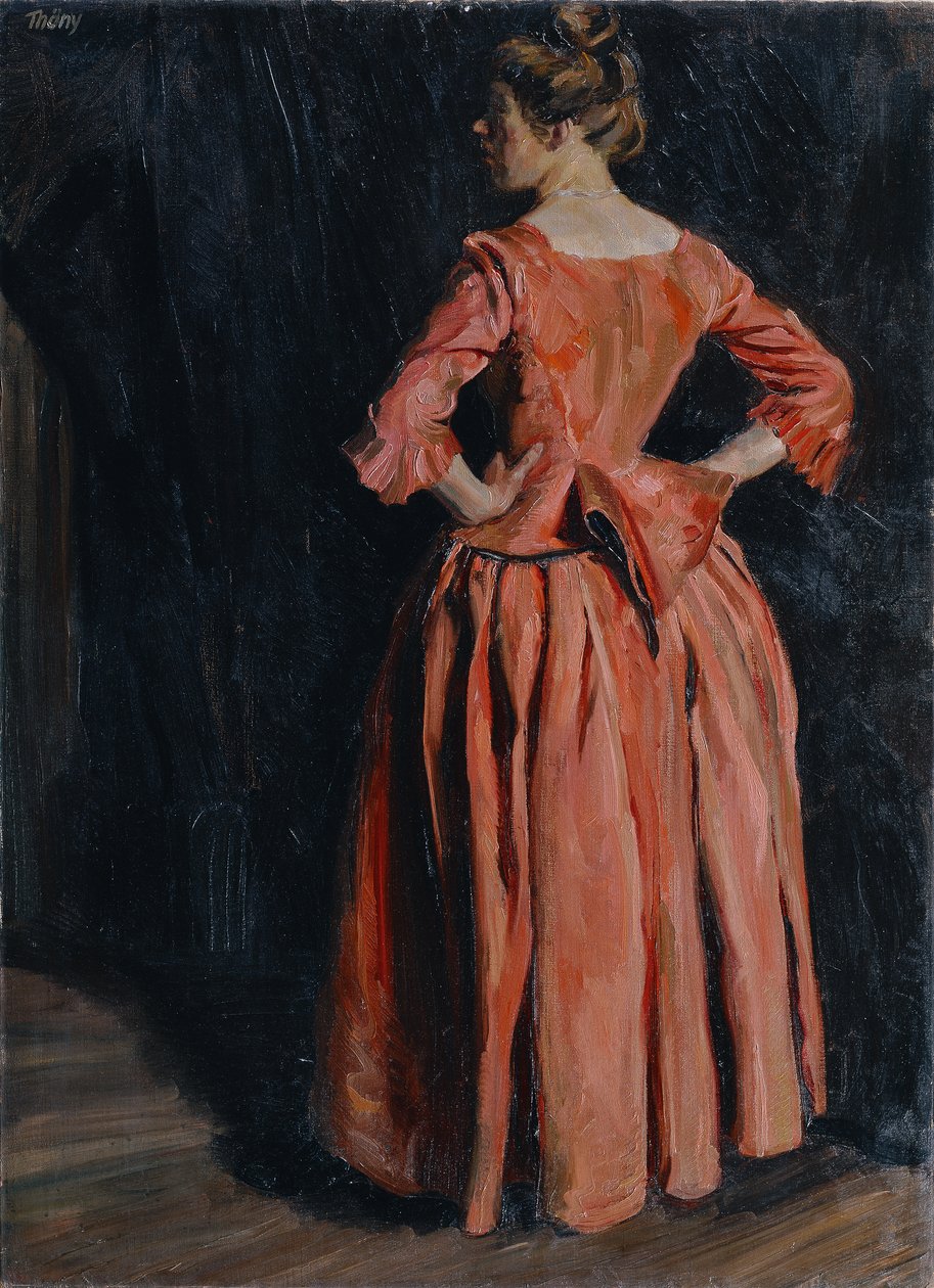 retrato de uma senhora de Wilhelm Thöny