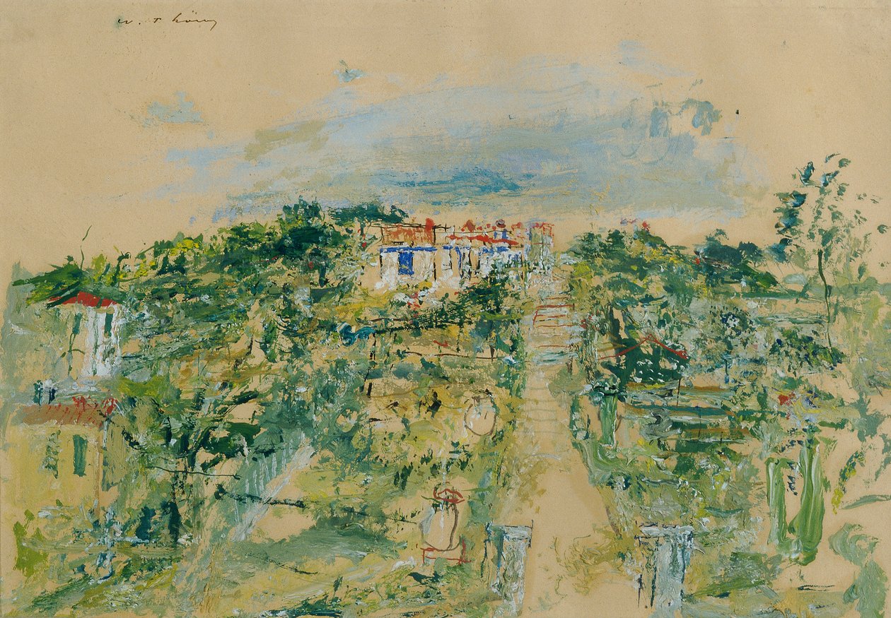 Rua em Sanary-sur-Mer de Wilhelm Thöny
