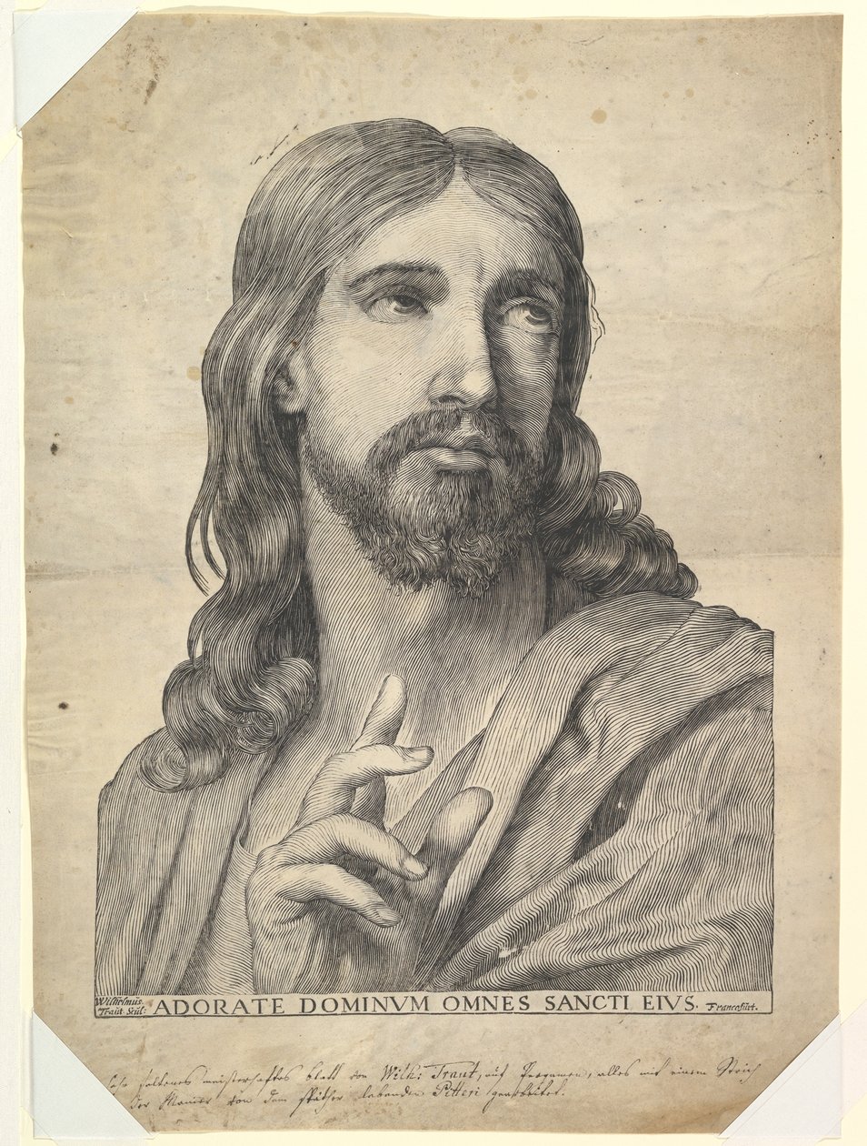Bênção de Cristo, século XVII. de Wilhelm Traut