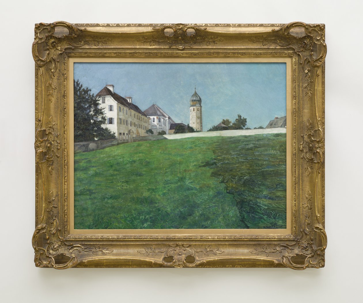 Vista de Frauenchiemsee de Wilhelm Trübner