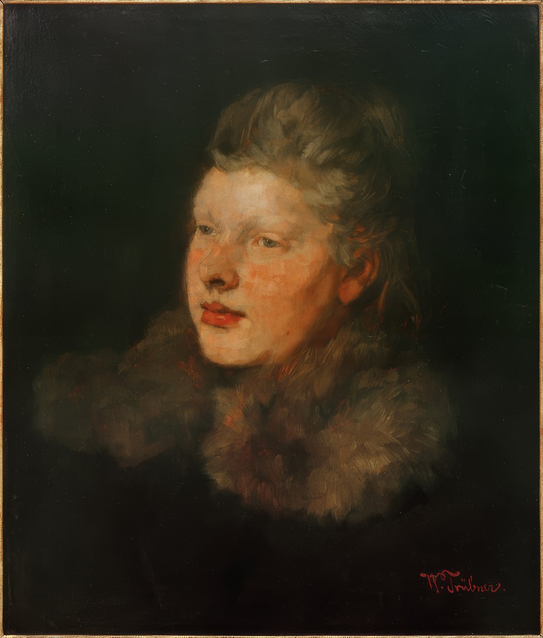 Loira com pêlo de Wilhelm Trübner