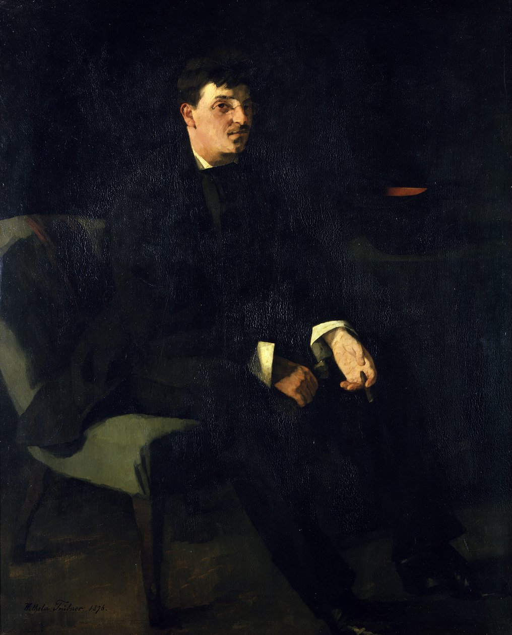 O pintor Carl Schuch de Wilhelm Trübner