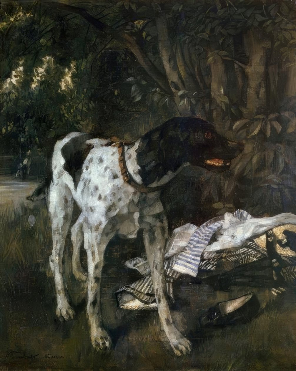 O guarda de Wilhelm Trübner