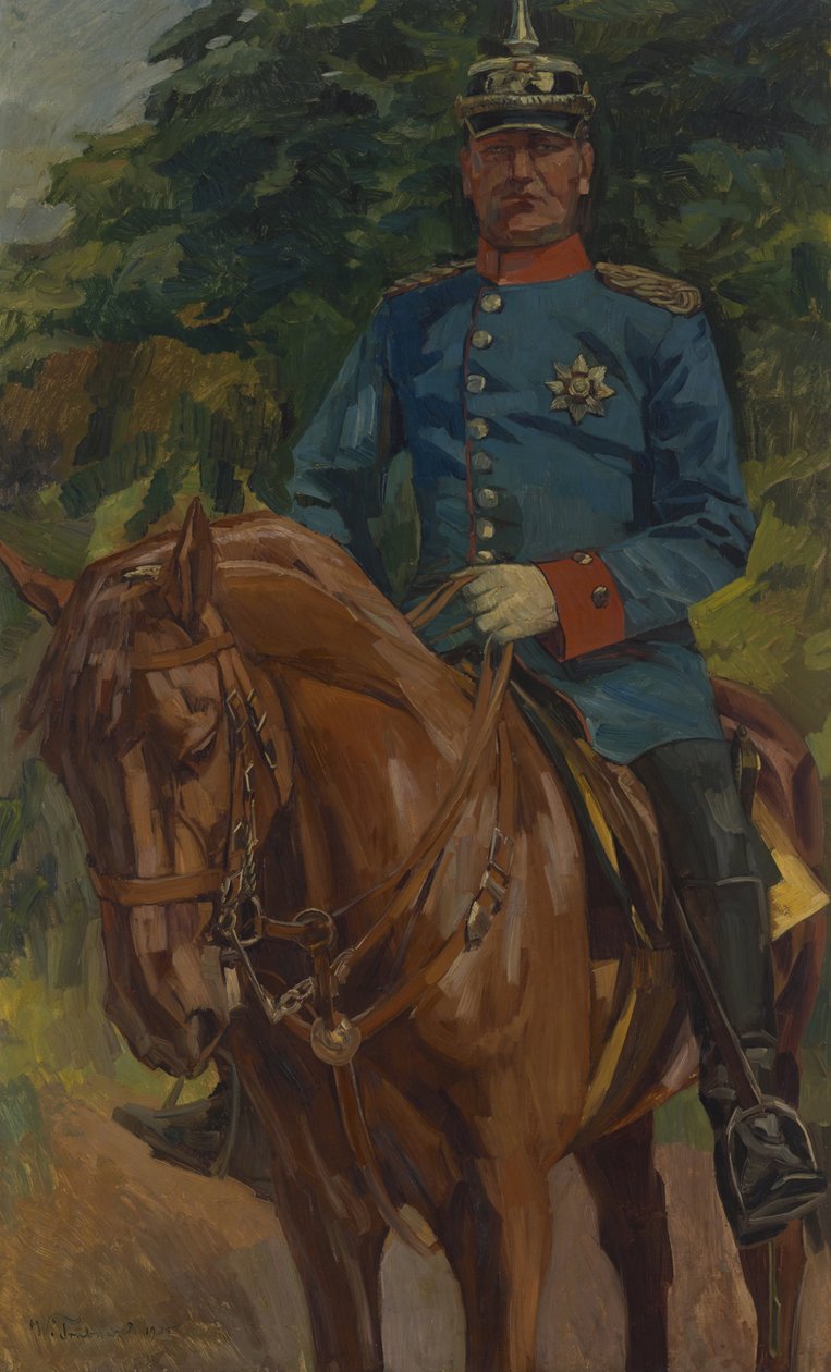 Retrato equestre de Wilhelm Trübner