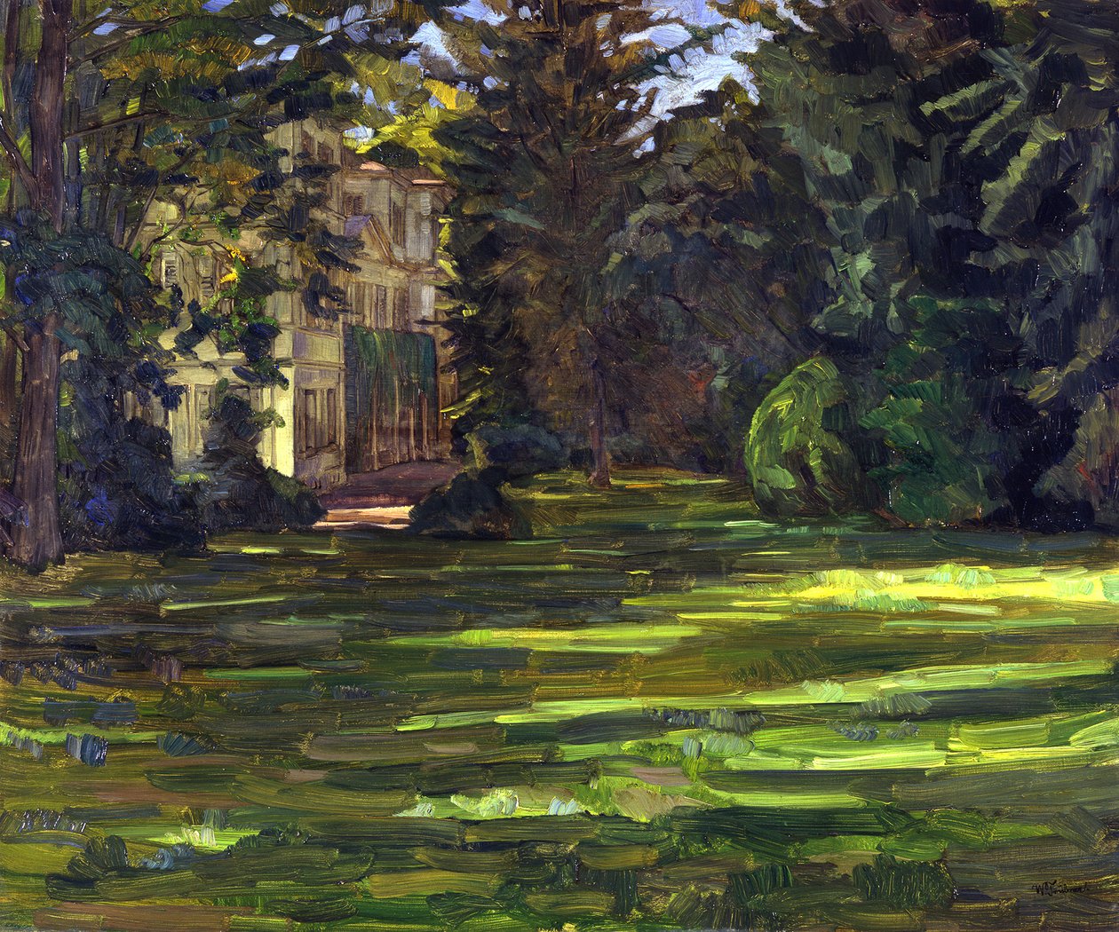 Castelo de Hemsbach de Wilhelm Trübner
