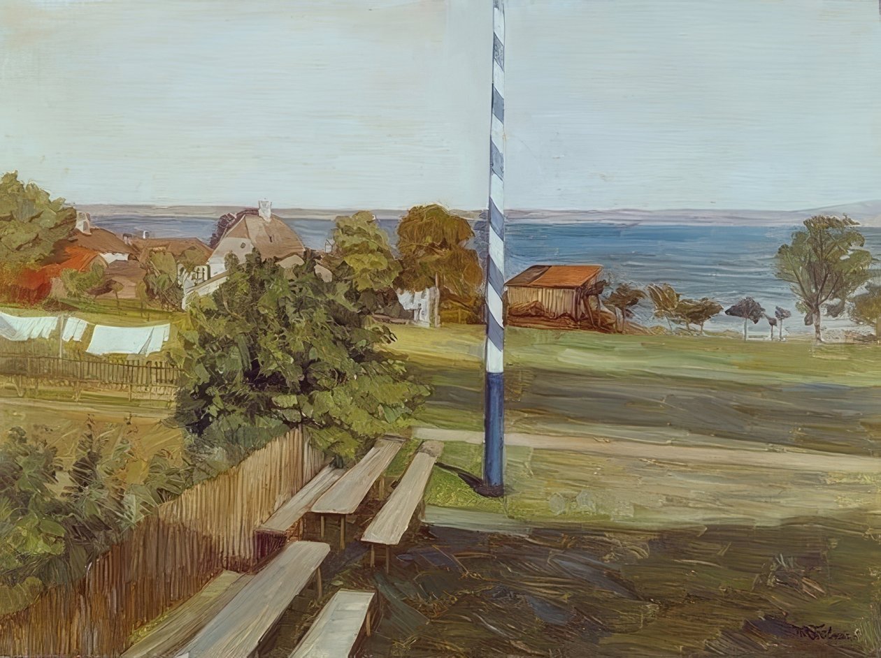 Taberna em Herrenchiemsee de Wilhelm Trübner