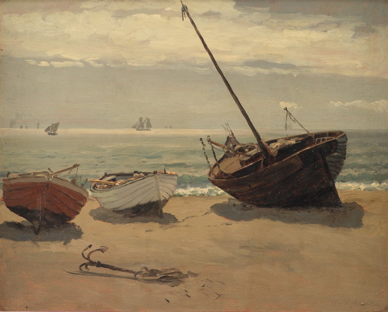 Ambos na praia. Skagen de Wilhelm Xylander