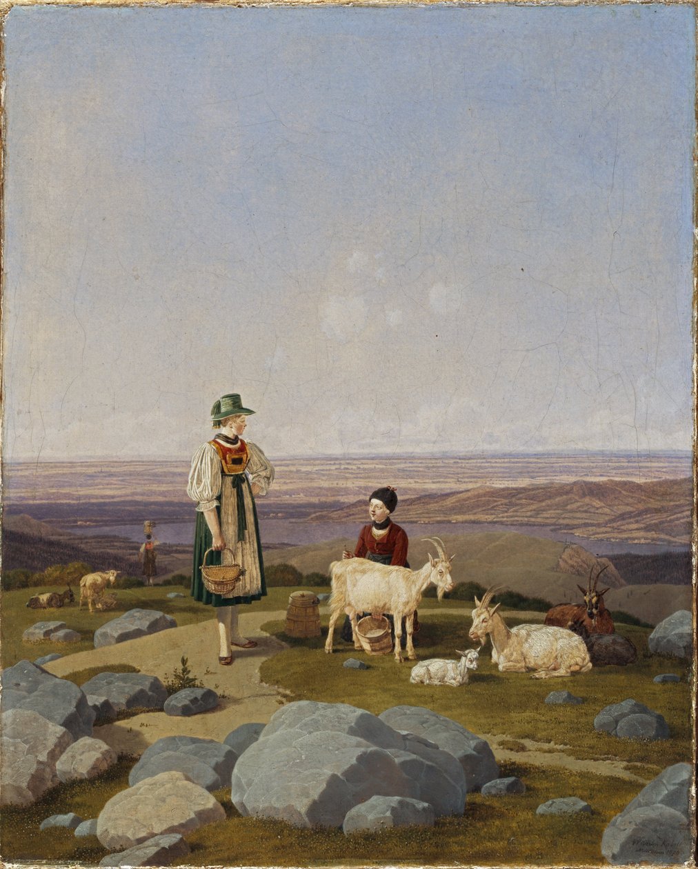 Alemão: Auf der Geisalm On the Geisalm de Wilhelm von Kobell