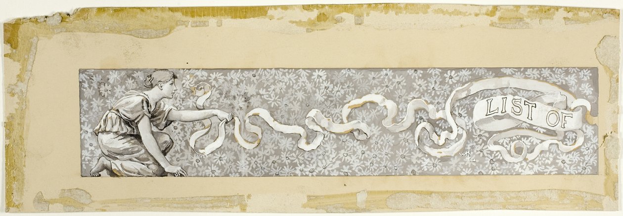 Cabeça de peça para lista de desenhos de Will Hicock Low