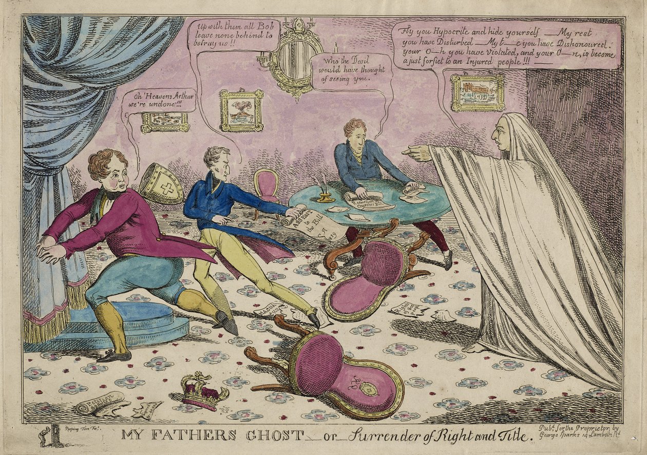 Meus pais fantasma, ou rendição de direito e título, 1829 de Will Sparks