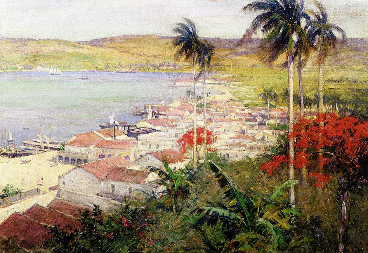O pouso, 1904 de Willard Leroy Metcalf