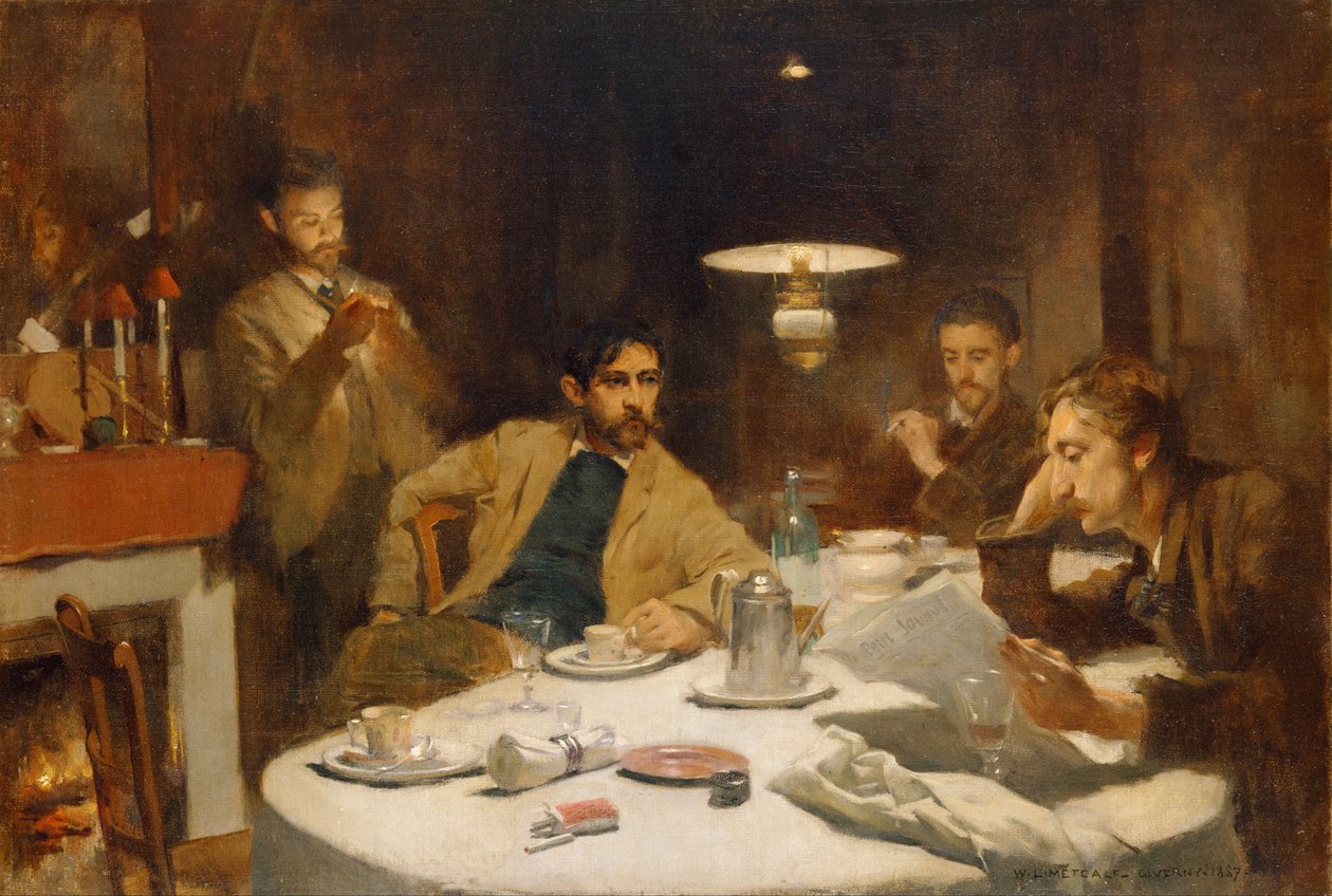 O café da manhã de dez centavos de Willard Leroy Metcalf