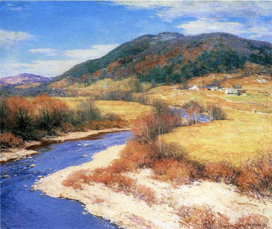 Verão indiano, Vermont de Willard Leroy Metcalf