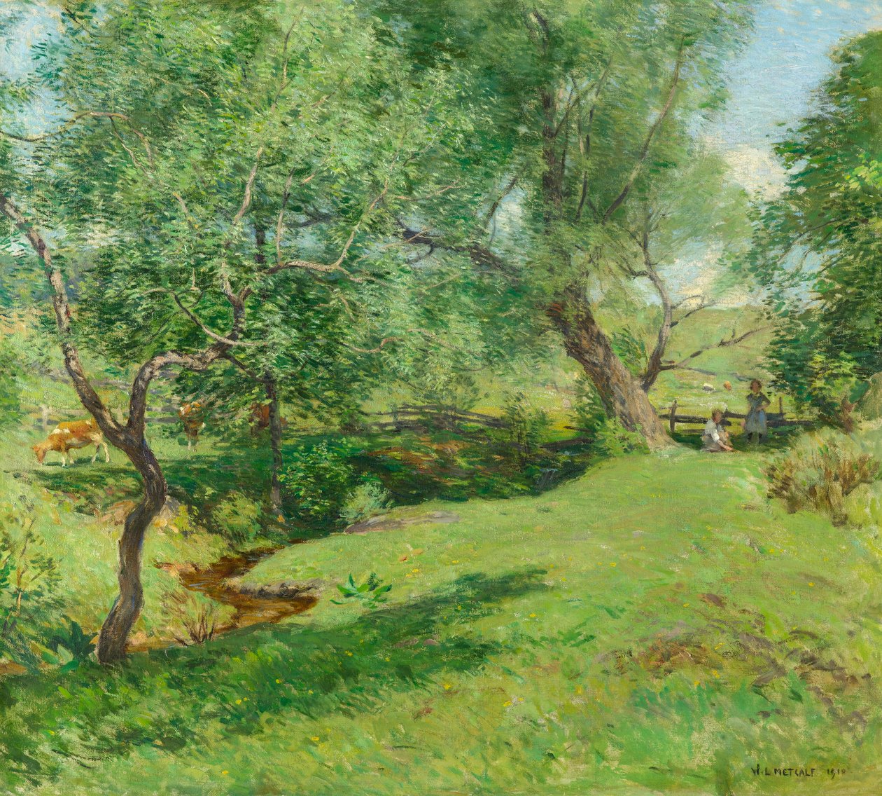 Pastoral de Junho de Willard Leroy Metcalf