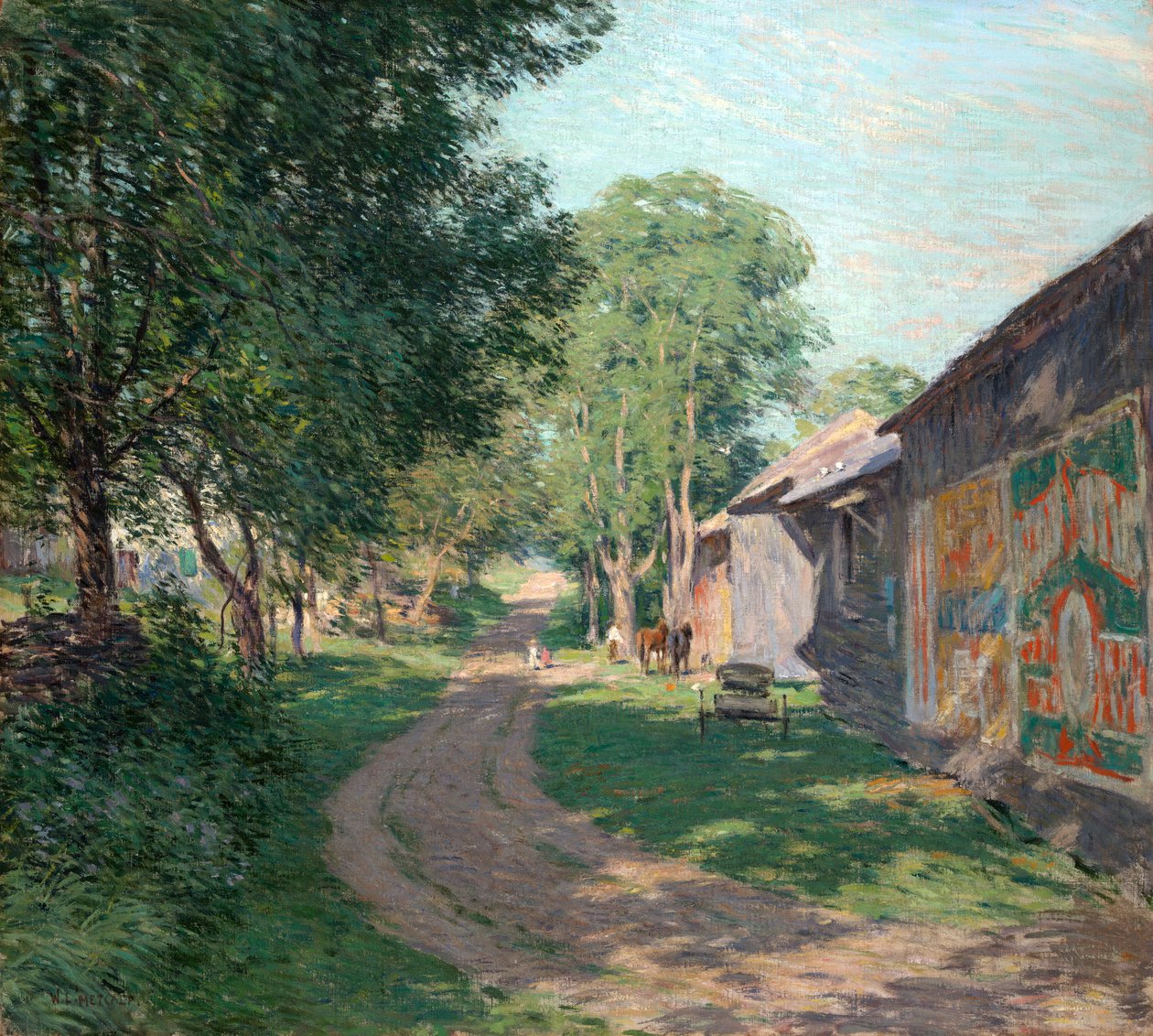 Sombras de Verão de Willard Leroy Metcalf