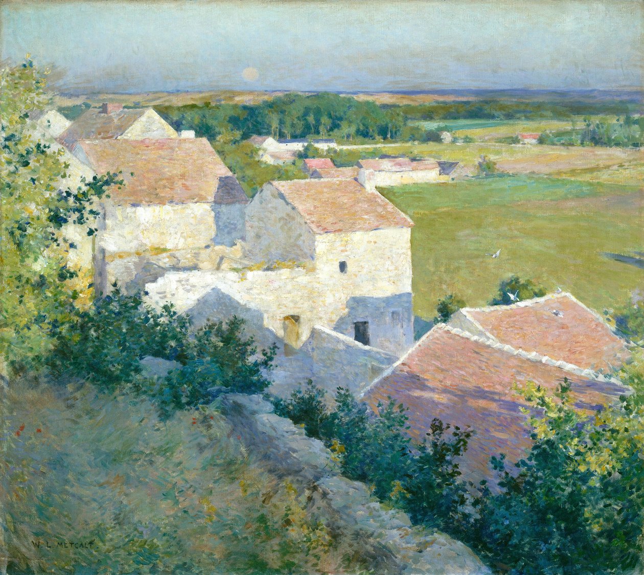 Crepúsculo de verão de Willard Leroy Metcalf