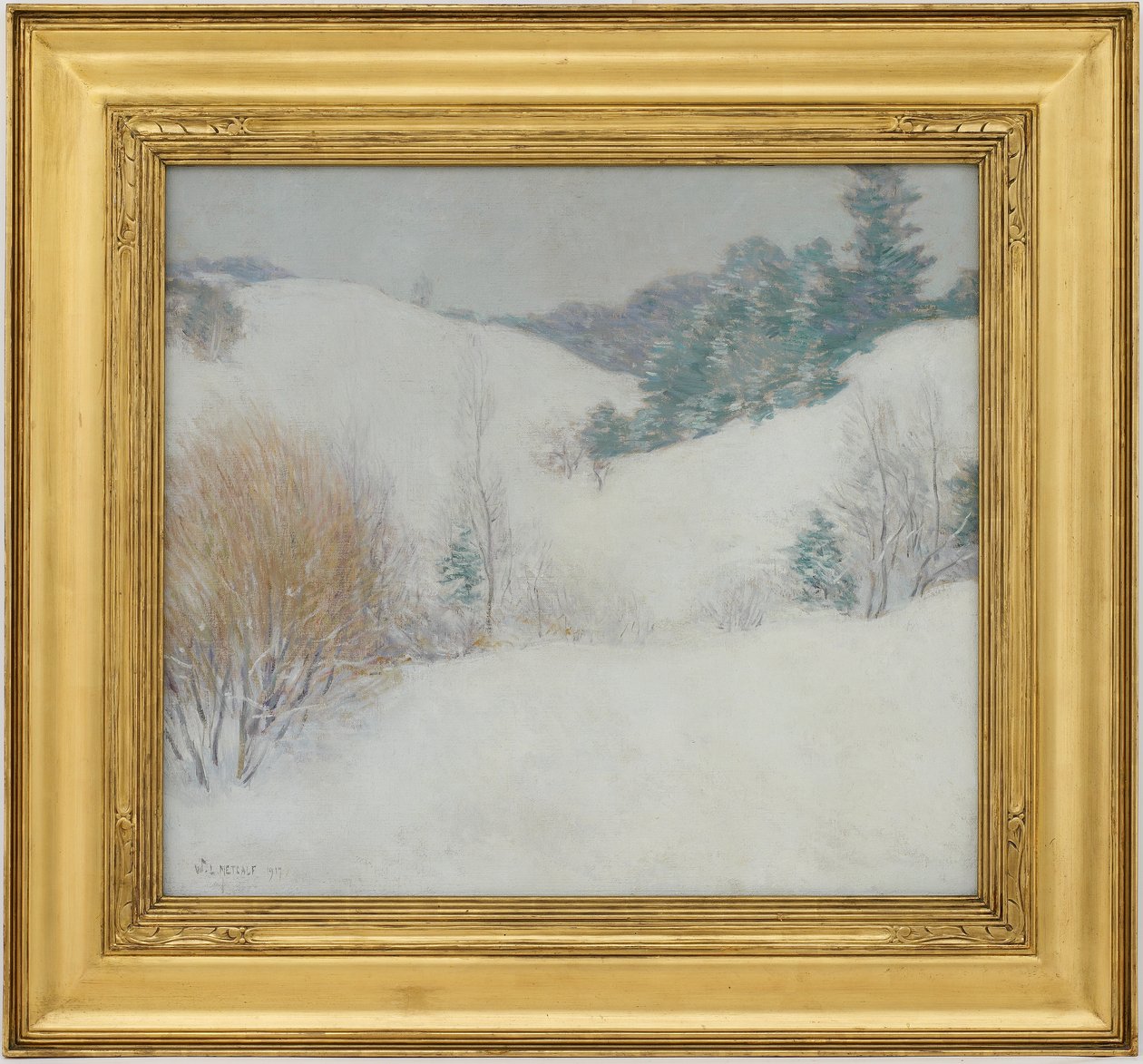 O pasto branco de Willard Leroy Metcalf