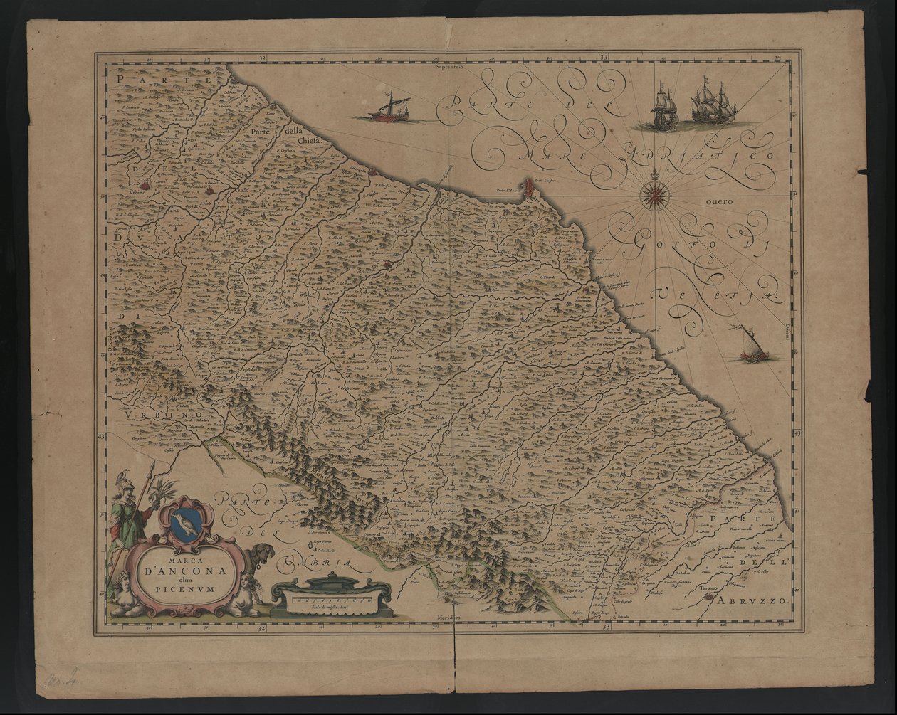 Marca de Ancona de Willem Janszoon Blaeu