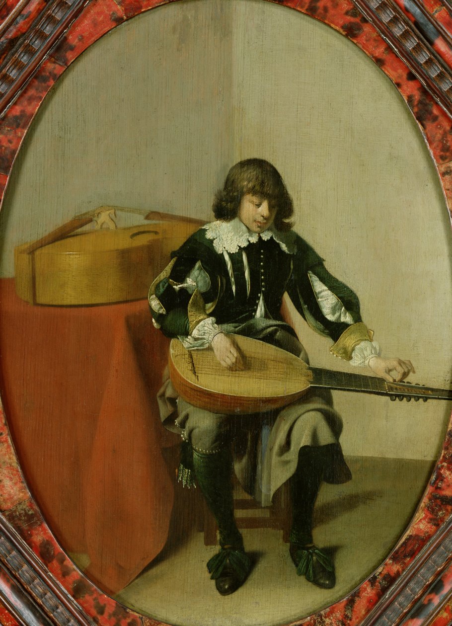 O jovem músico de Willem Cornelisz Duyster