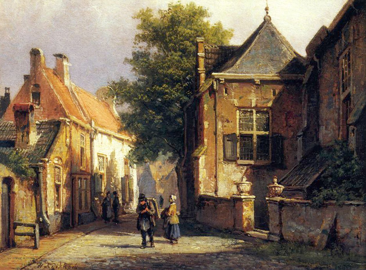 Em Amesterdão de Willem Koekkoek