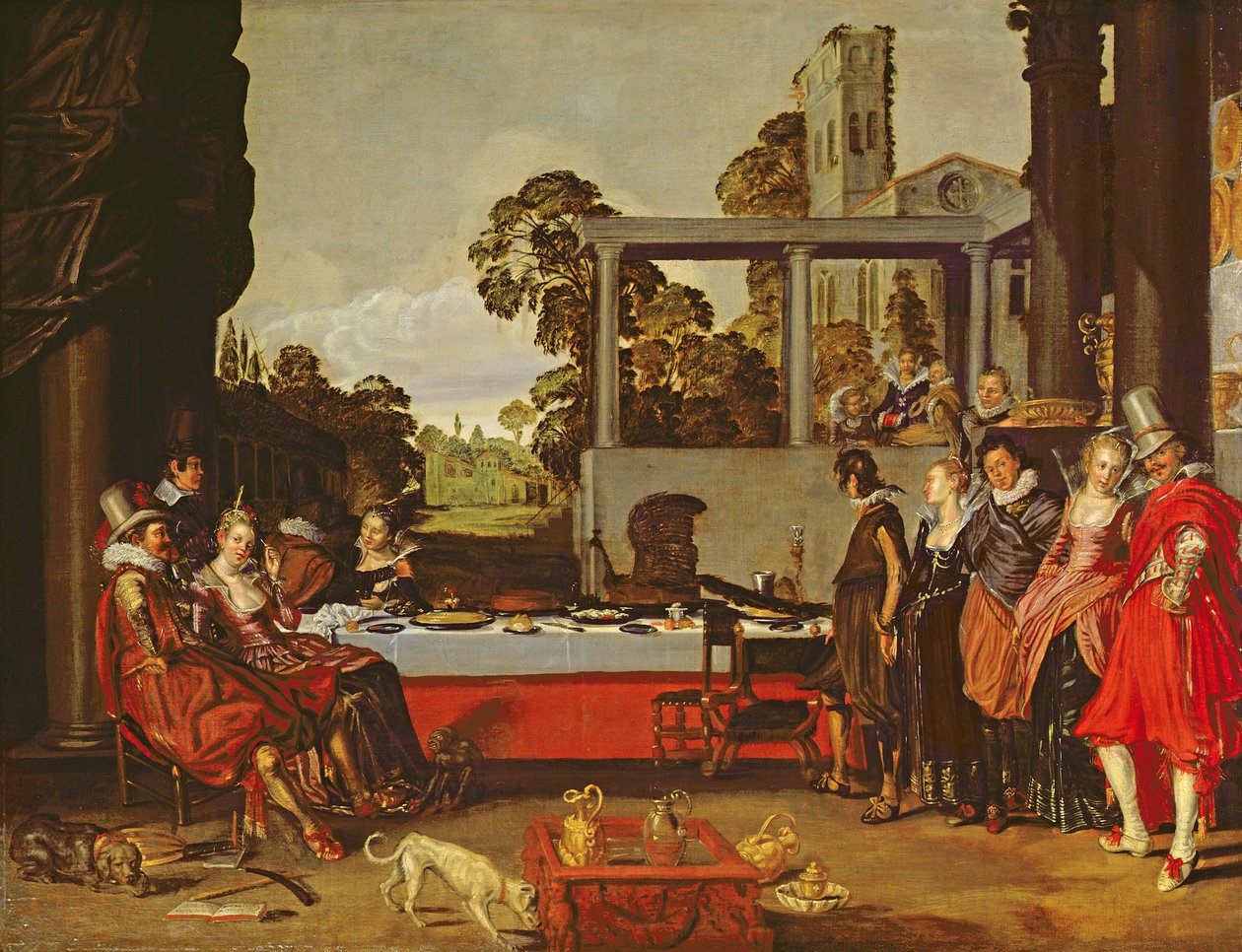Companhia alegre ao ar livre de Willem Pietersz Buytewech