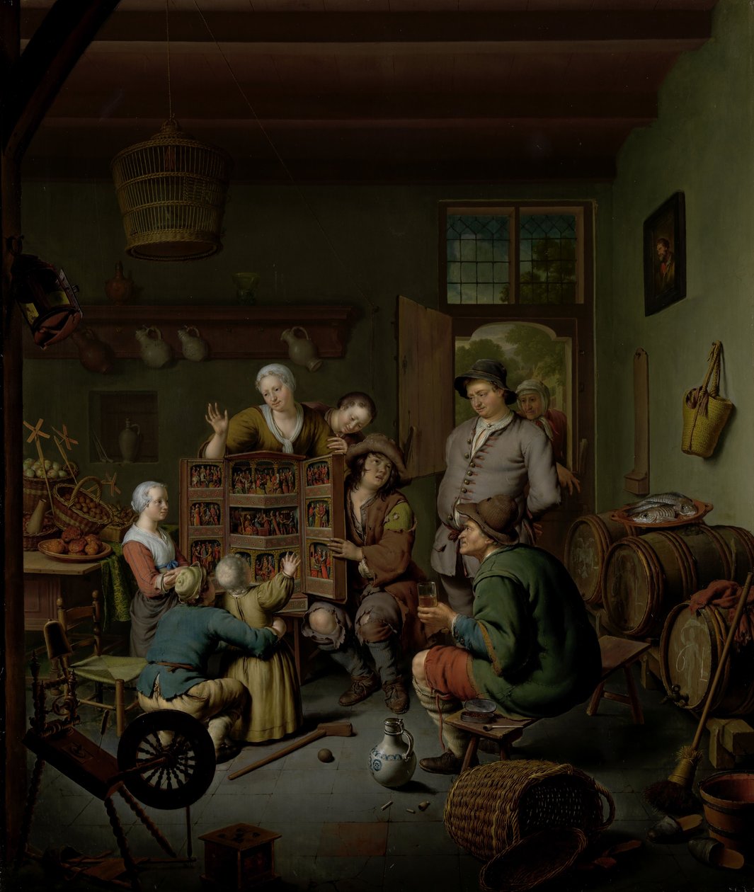 De rarekiek de Willem Van Mieris