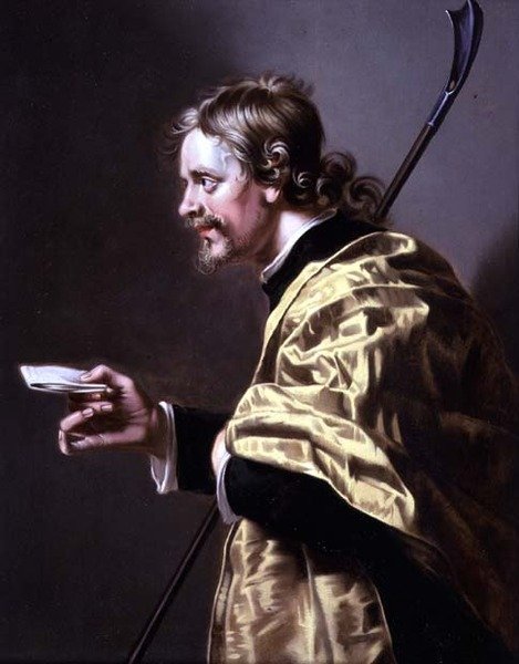 Retrato de um pastor, c.1630 (painel) de Willem Van Odekercken