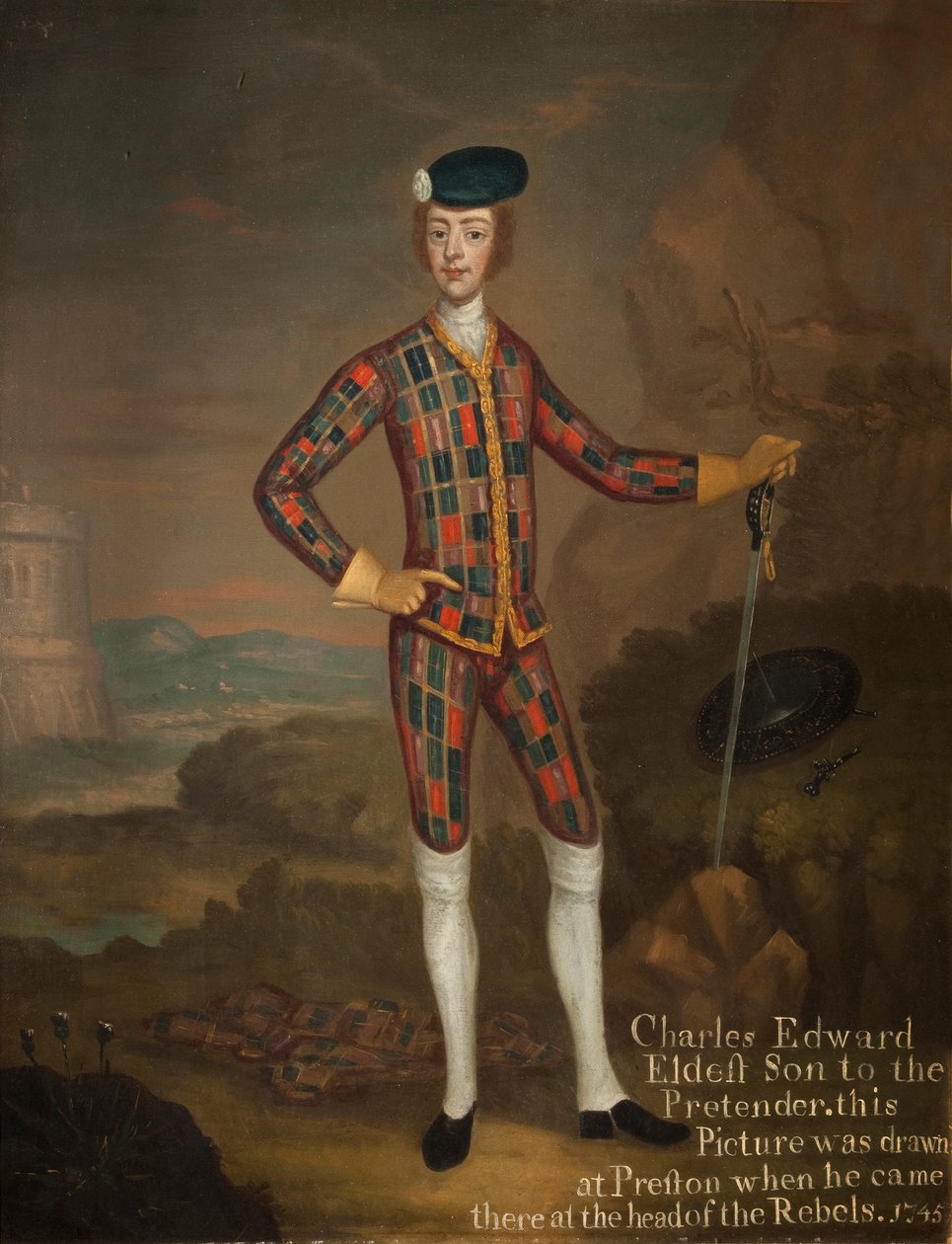 Príncipe Charles Edward Stuart, Filho do Velho Pretendente, 1745 de Willem Verelst