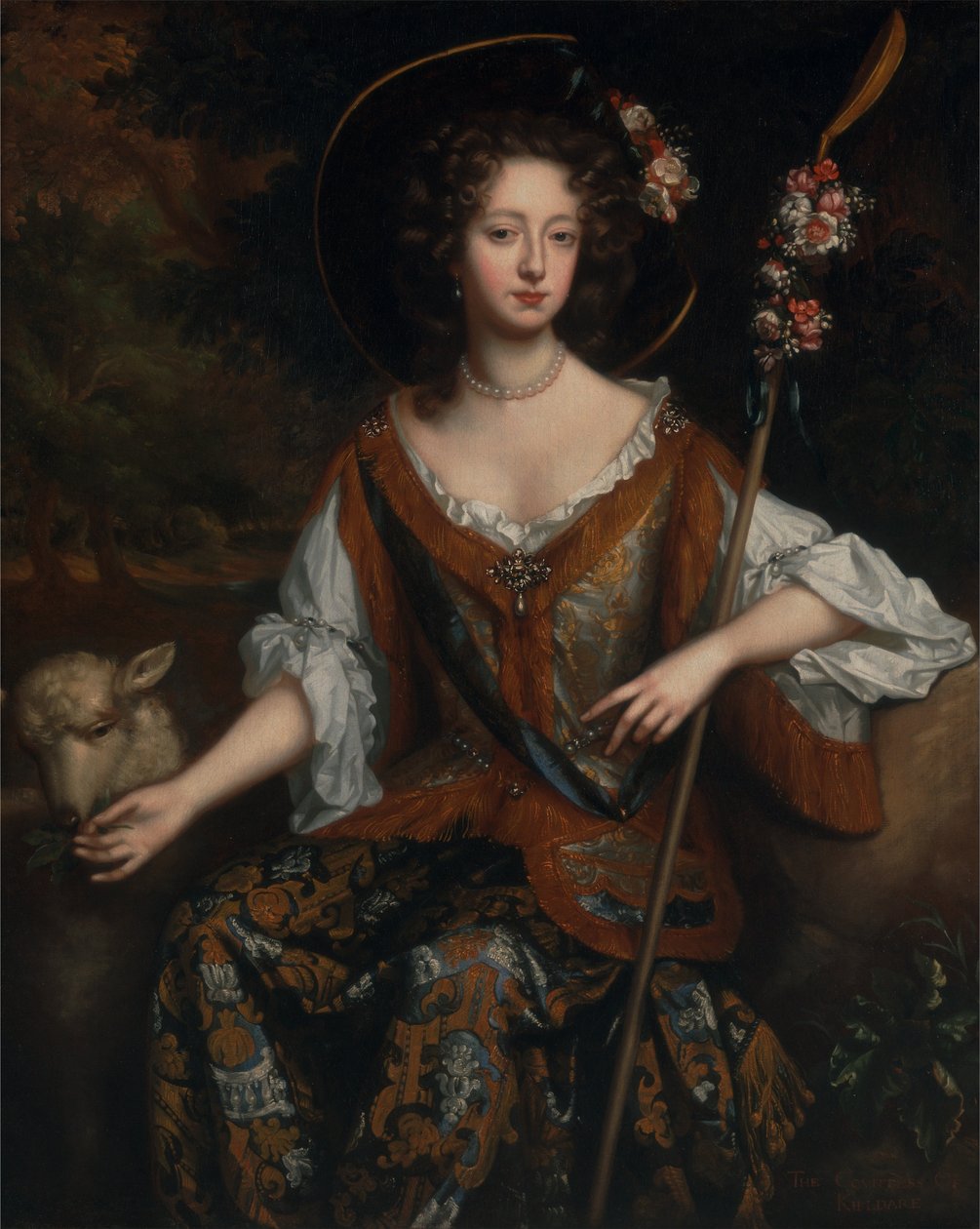 Elizabeth Jones, condessa de Kildare de Willem Wissing