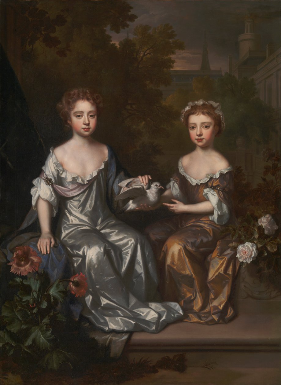 Retrato de Henrietta e Mary Hyde de Willem Wissing