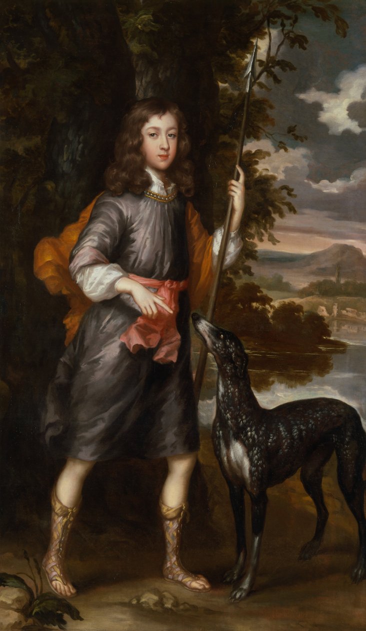 Retrato de um menino de Willem Wissing