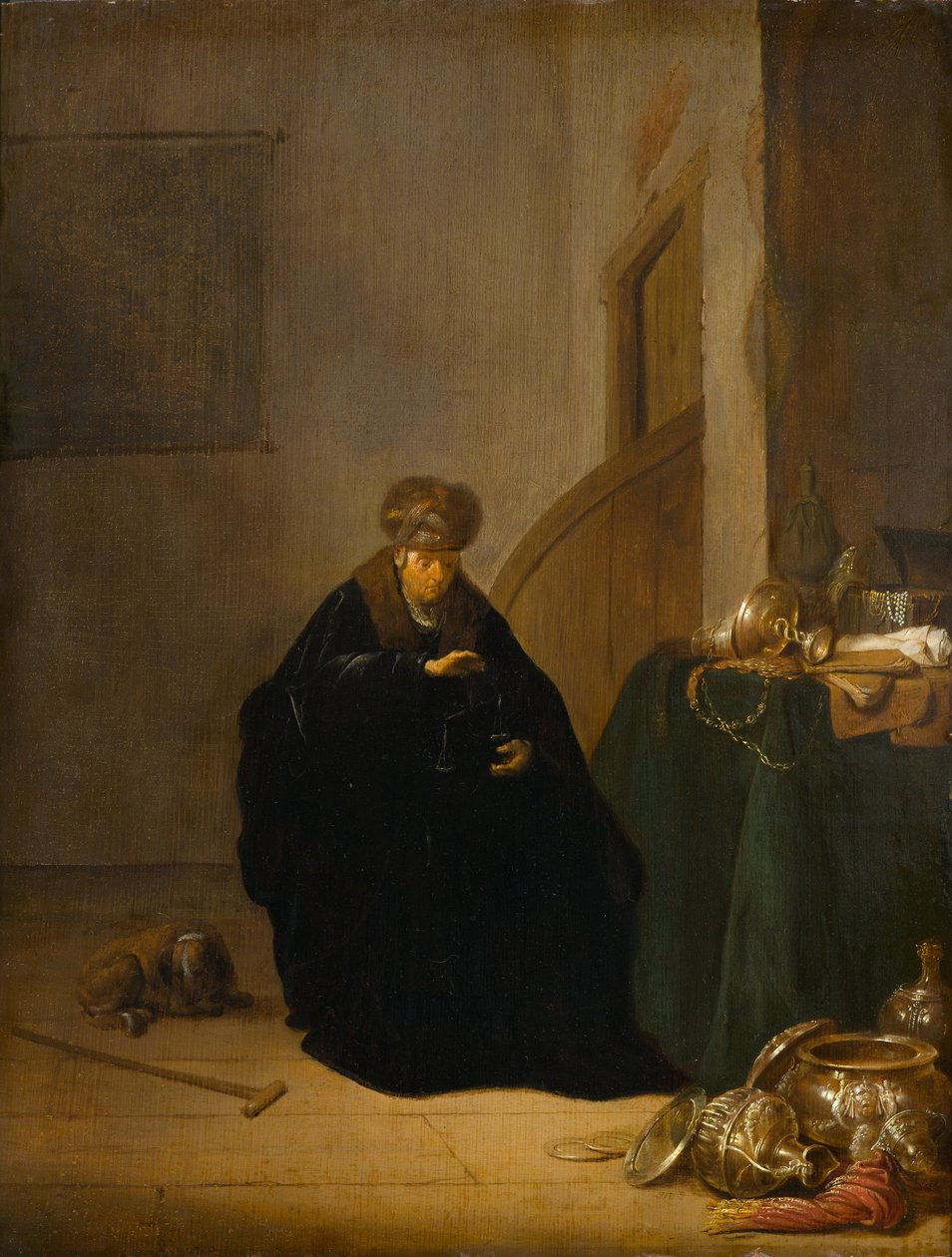 O pesador de ouro de Willem de Poorter