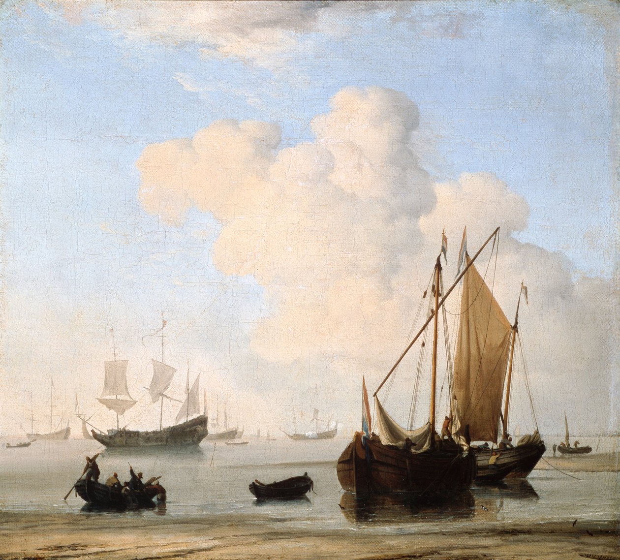 Uma calma de Willem van de Velde the Younger