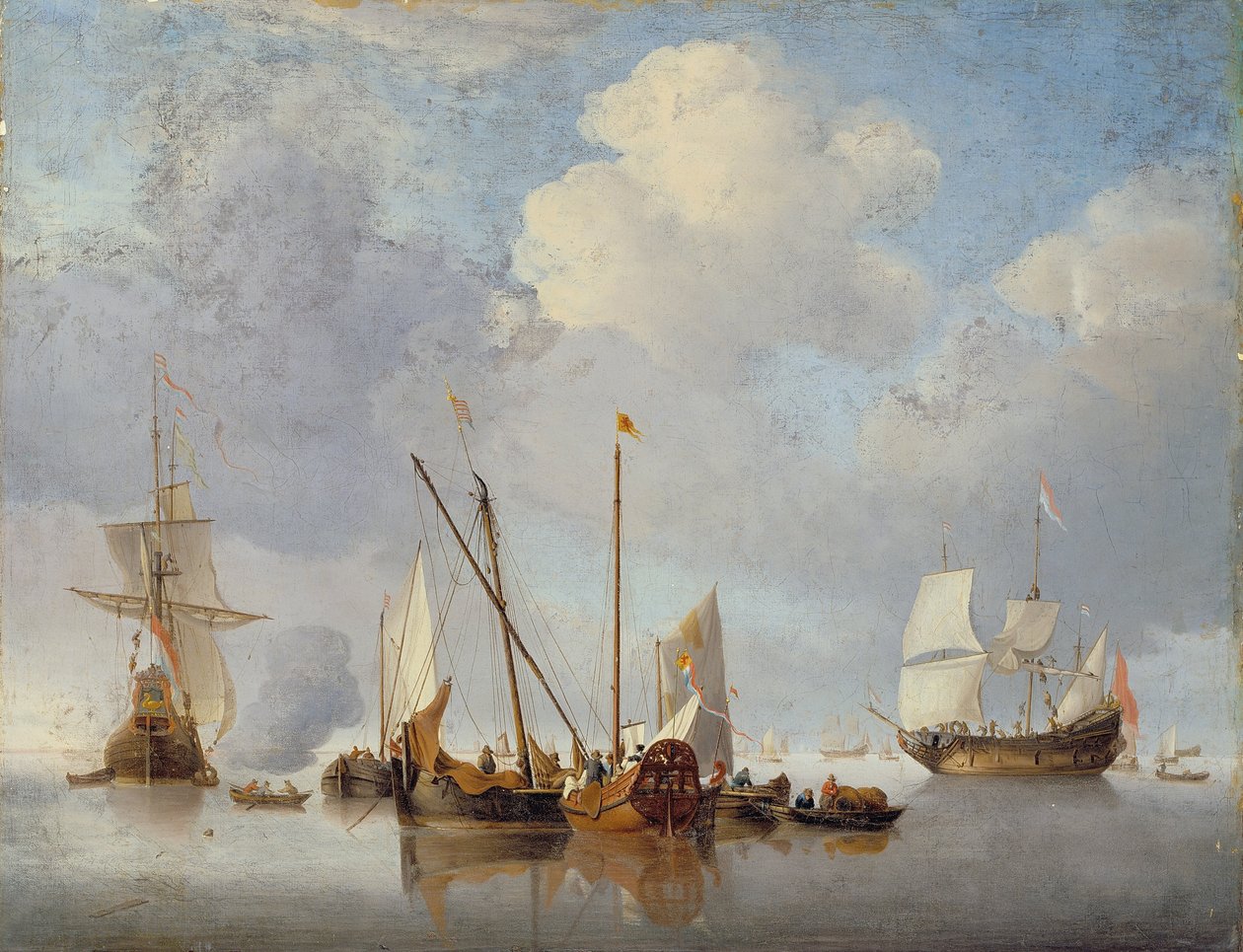 Uma calma de Willem van de Velde the Younger