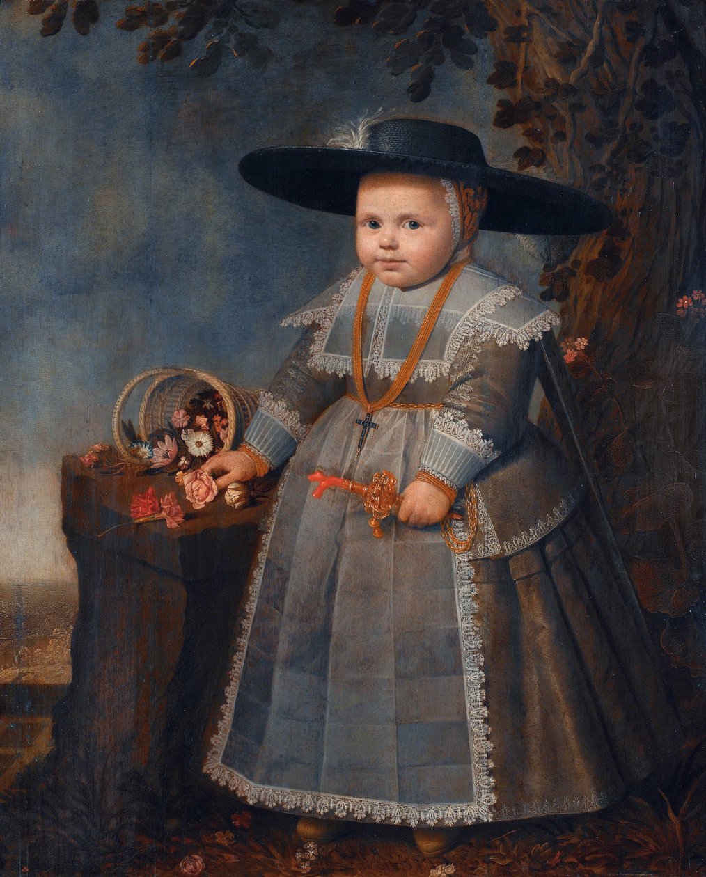 Retrato de um menino de Willem van der Vliet