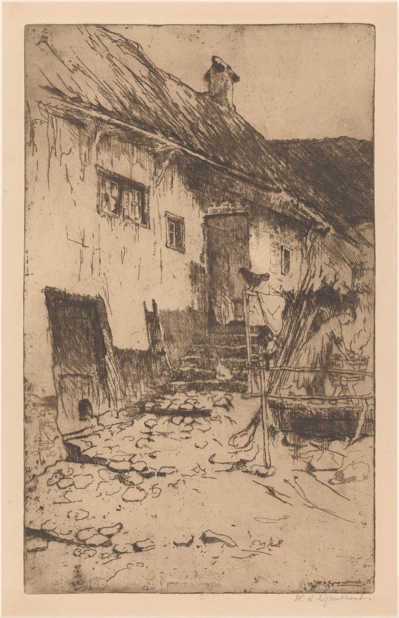 Quinta de Willem Adrianus Grondhout (signed by artist)