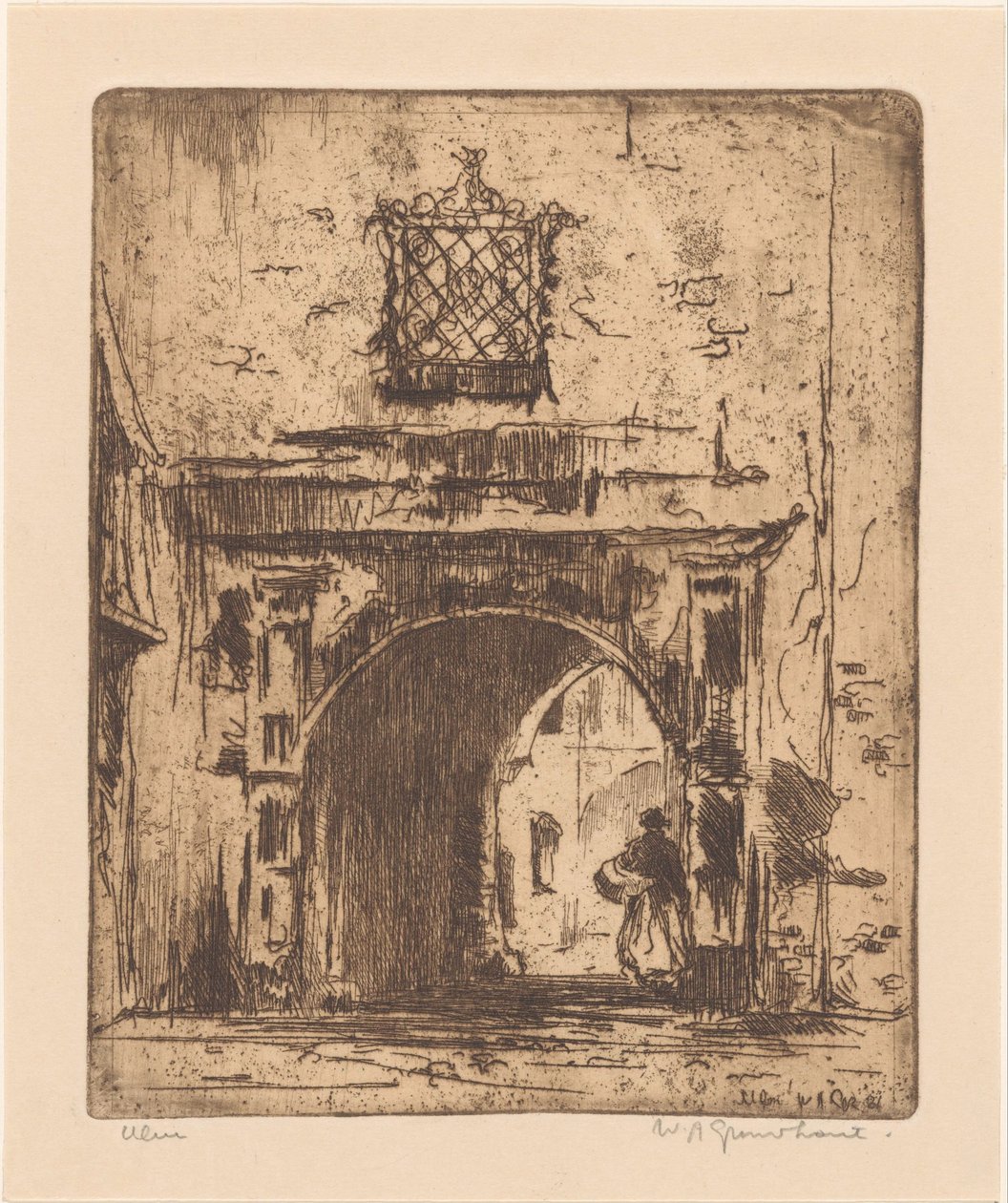 Ulm (título original sobre o objecto) de Willem Adrianus Grondhout (signed by artist)