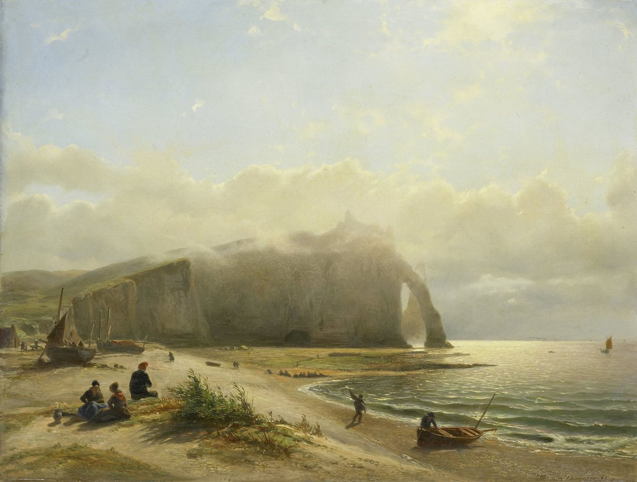 Seascape perto da costa de Willem Anthonie van Deventer