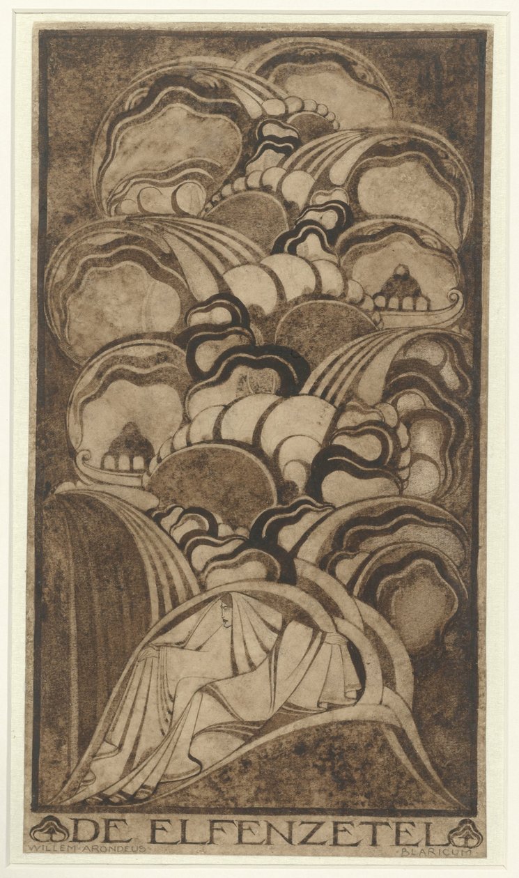 De Elfenzetel (título original no objeto) de Willem Arondéus (signed by artist)