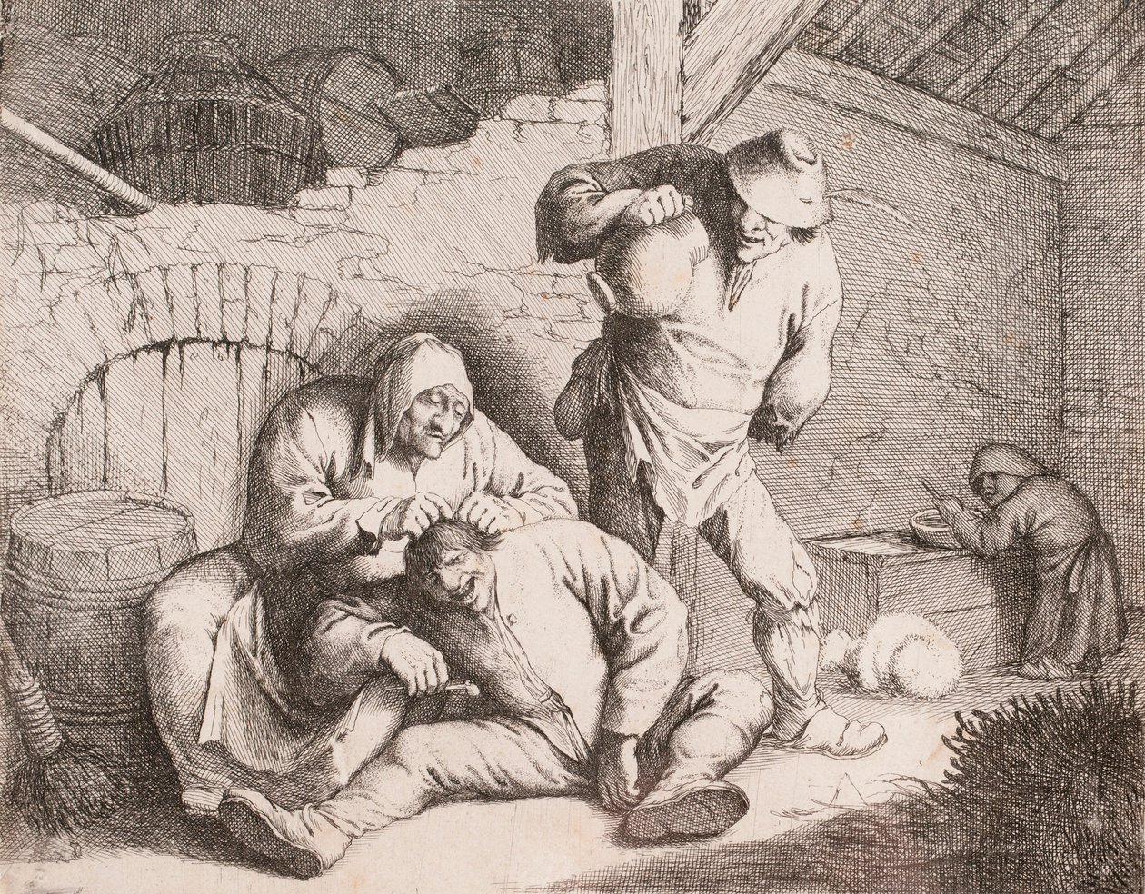 Removedor de piolhos, segundo Anthonie Victoryns de Willem Basse