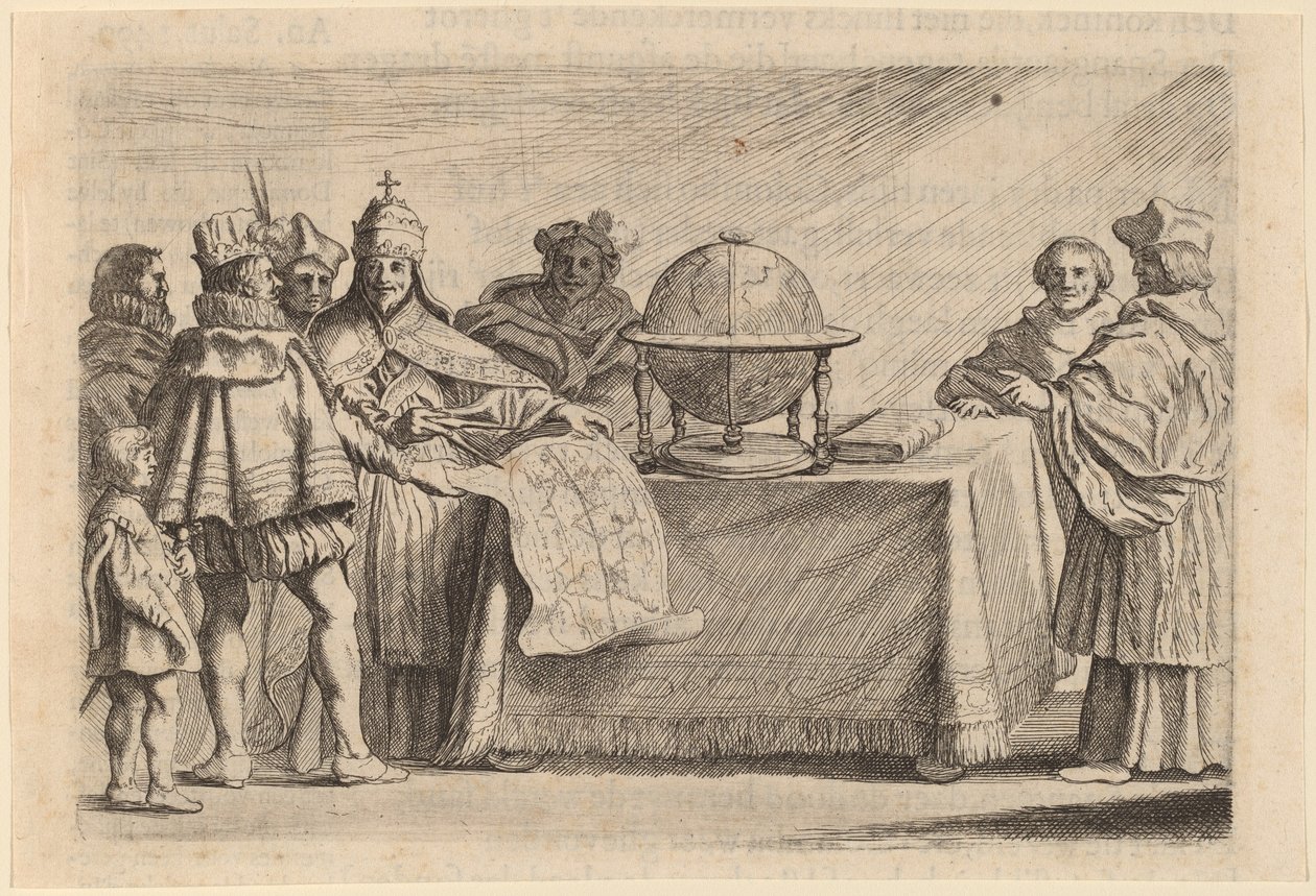 A Partição do Globo entre Espanha e Portugal de Willem Basse