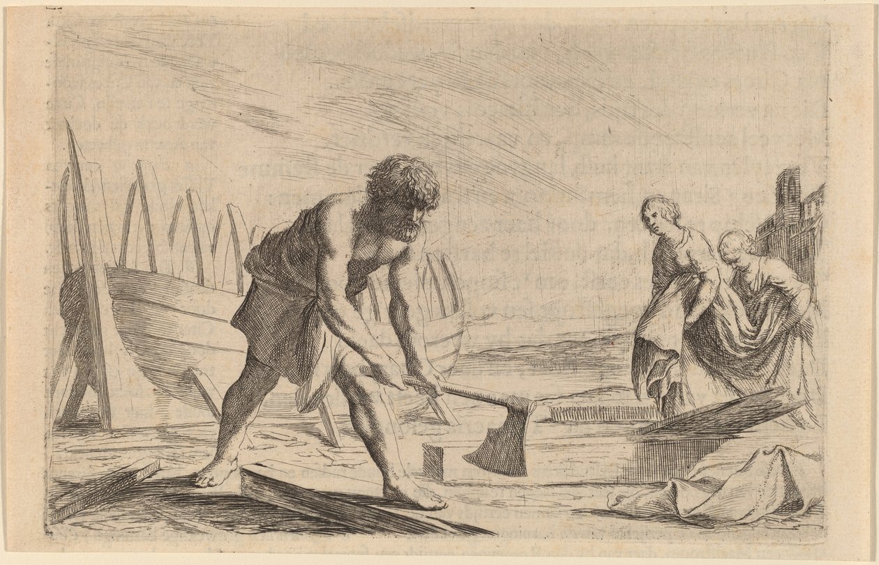 Ulisses na Ilha da Deusa Calypso de Willem Basse