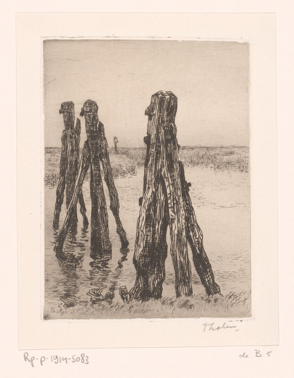 Três postos de amarração em águas baixas
Ducdalven (título original) de Willem Bastiaan Tholen (signed by artist)