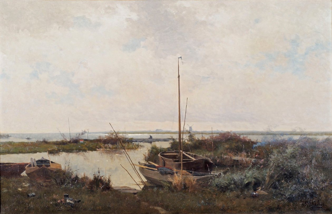 Paisagem do rio, 1882. de Willem Bastiaan Tholen