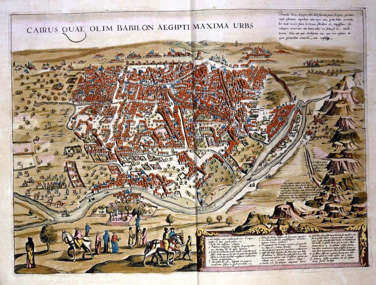 Cairo. Atlas de Wilhelm Blaeu, Amsterdam 1630. de Willem Blaeu