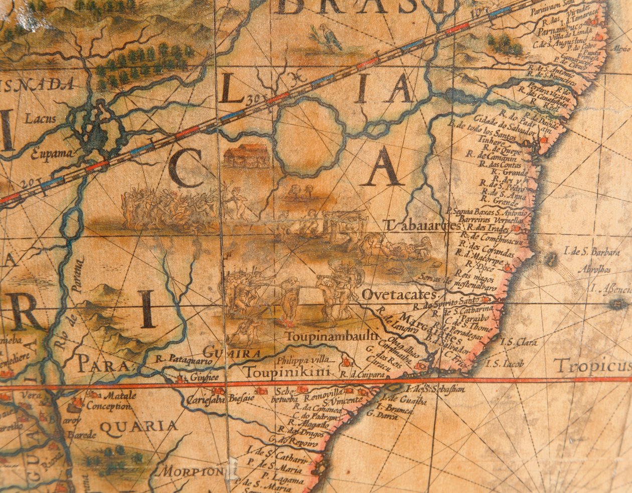 Grande par de globos de biblioteca, o terrestre 1645-48, o celestial após c.1630 de Willem Blaeu