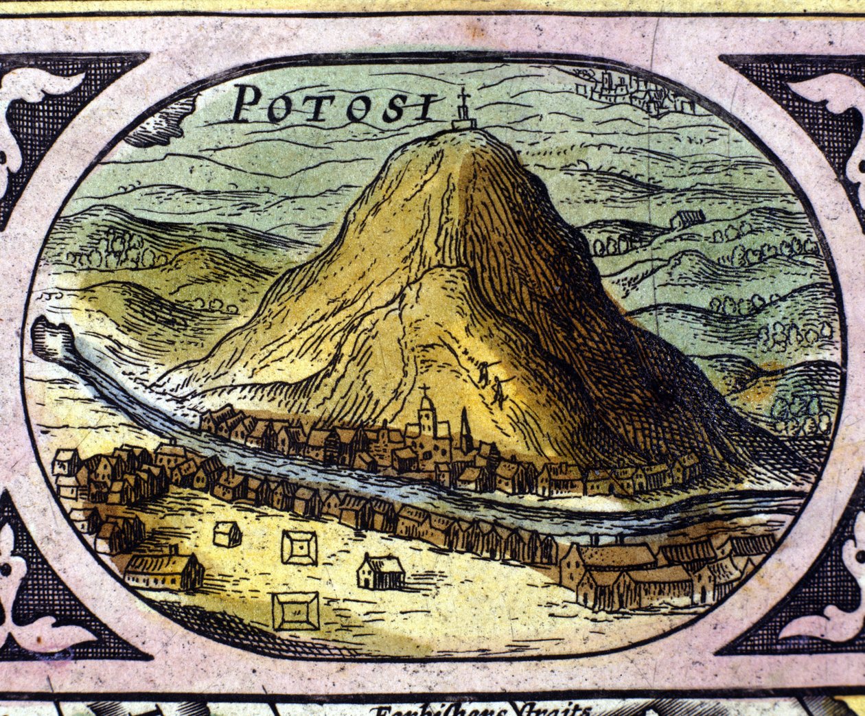 As minas de prata de Potosí (Bolívia) depois do "Atlas" de William Blaeu de Willem Blaeu
