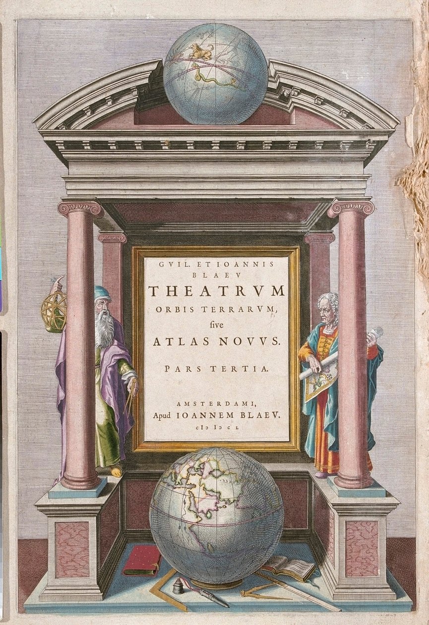no "Theatrum Orbis Terrarum, sive Atlas Novus" de Willem Blaeu, Amesterdão de Willem Blaeu