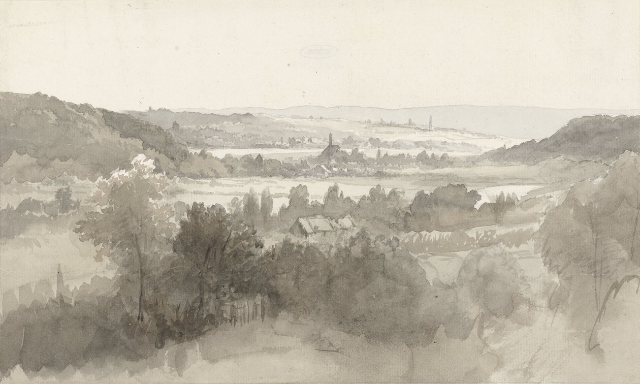 Vista de um vale de Willem Bodeman